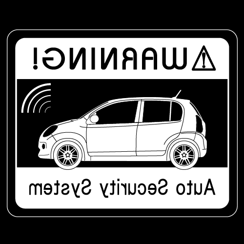 セキュリティステッカー(PASSOタイプ)