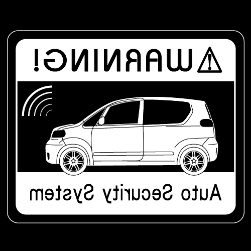 Rakuten - セキュリティステッカー(Porte NP10タイプ)