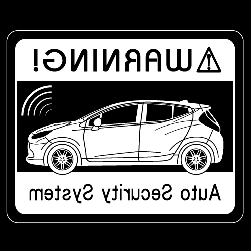 セキュリティステッカー(2代目AQUAタイプ)