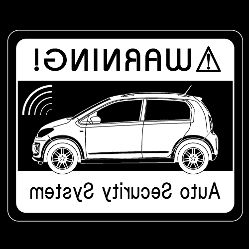 セキュリティステッカー(cross up!タイプ)