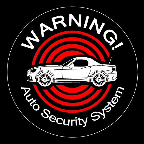 セキュリティステッカー(124spiderタイプ)