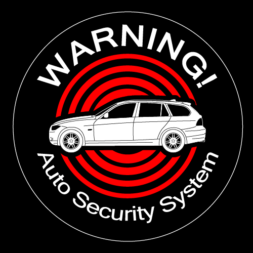 商品説明 窓の外側から貼るタイプのセキュリティステッカーです。 愛車のシルエットをデザインしたステッカーです。 透明塩ビシートに白インクで印刷してから表面ラミネート貼り付け加工(マットタイプ)してあります。 ※表示している画像は商品イメージですので実際の商品とは異なります。 商品が透明シートに白印刷で画面では解りづらい為、背景を黒色にしてあります。 警告表示種類 ■警告表示種類選べます。 Auto Security System Anti Theft System Immobilizer Electric Alarm 盗難警報装置付車両 盗難防止装置付車両 Don't touch! サイズ サイズ約 直径 50mm(左窓用、右窓用1枚のサイズ) 2枚セット(左窓用×2、右窓用×2の計4枚となります) 素材 3M製 塩ビシートを使用しています。 耐候性　約3年です。■車用オリジナルセキュリティステッカーです。 愛車のデザインに合わせたステッカーです。 手軽にセキュリティ効果アップ、ワンポイントのドレスアップできます。