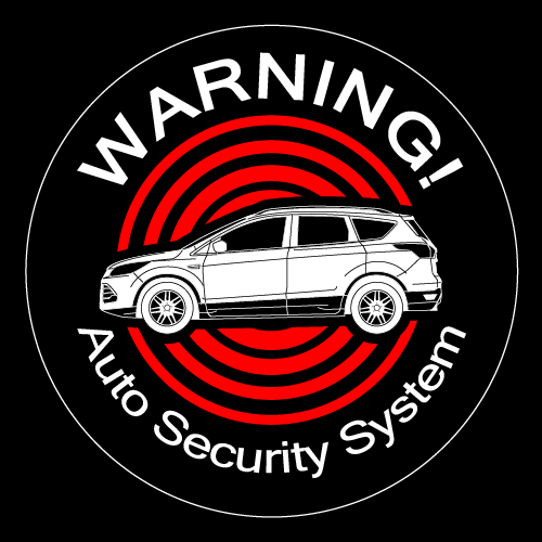 セキュリティステッカー(KUGA 2代目タイプ)