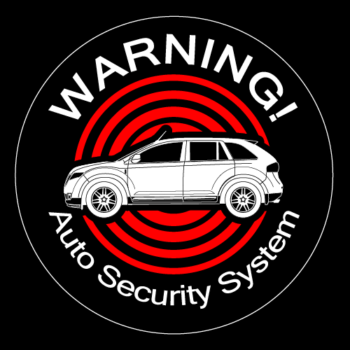 セキュリティステッカー(LINCOLN MKXタイプ)