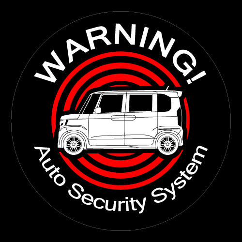 セキュリティステッカー(2代目N-BOXタイプ)