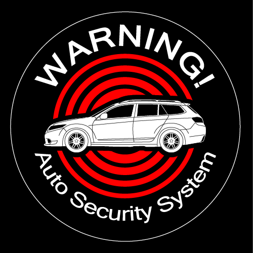 セキュリティステッカー(ACCORD TOURERタイプ)