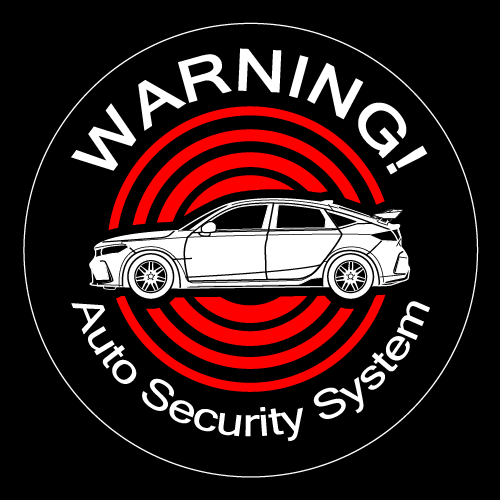 セキュリティステッカー(CIVIC TYPE R FL5タイプ)