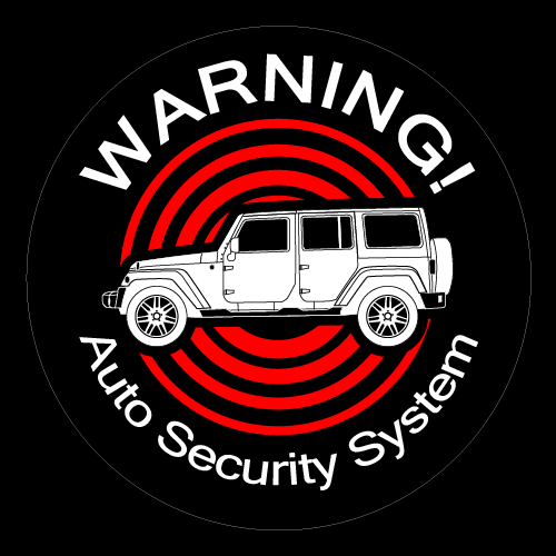 Rakuten - セキュリティステッカー(Wrangler Unlimitedタイプ)