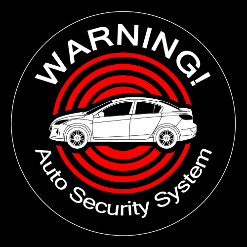 Rakuten - セキュリティステッカー(AXLEA Sedanタイプ)