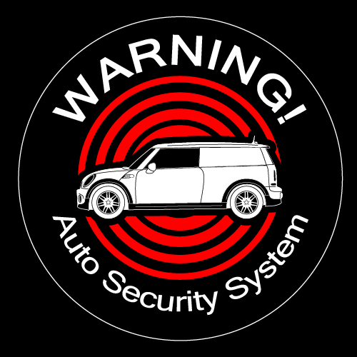 Rakuten - セキュリティステッカー(Clubvanタイプ)