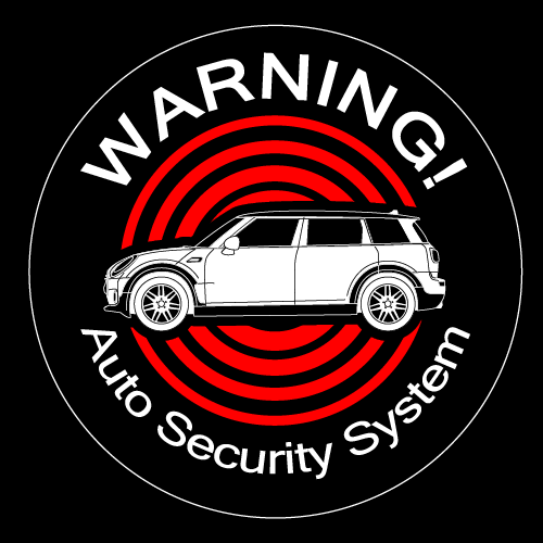 Rakuten - セキュリティステッカー(Clubmanタイプ)