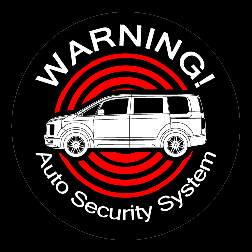 セキュリティステッカー(New DELICA D:5タイプ)