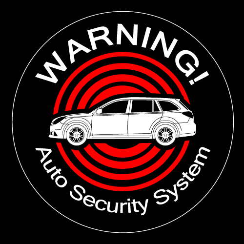 Rakuten - セキュリティステッカー(LEGACY TOURING WAGONタイプ)