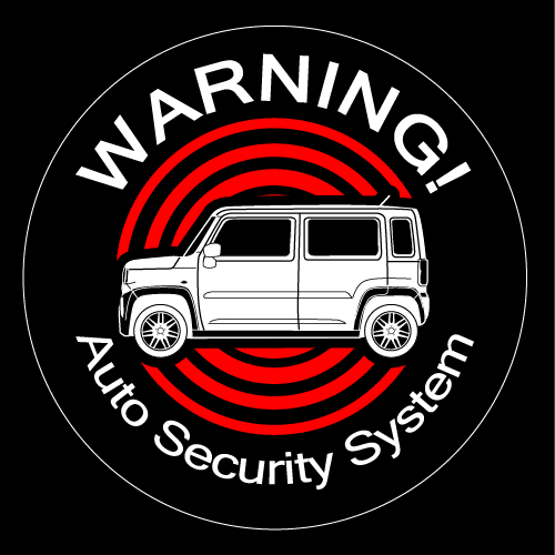 セキュリティステッカー(HUSTLER2代目タイプ)