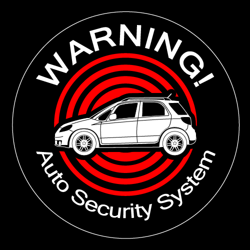 セキュリティステッカー(SX4タイプ)