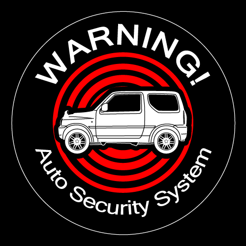 セキュリティステッカー(Jimnyタイプ)