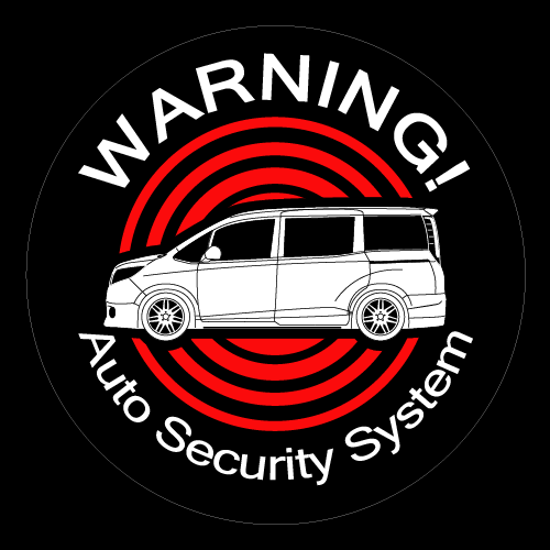 セキュリティステッカー(ESQUIREタイプ)