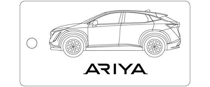 Rakuten - 車種別キーホルダー(ARIYAタイプ)