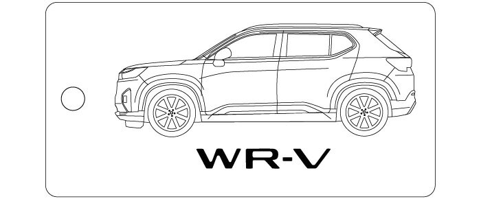 Rakuten - 車種別キーホルダー(WR-Vタイプ)