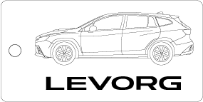 車種別キーホルダー(2代目Levorgタイプ)