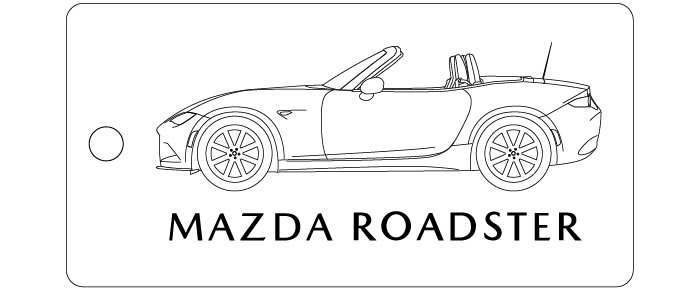 Rakuten - 車種別キーホルダー(ROADSTERタイプ)