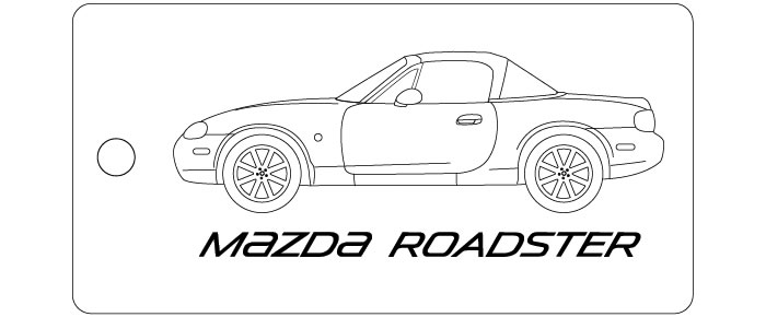 Rakuten - 車種別キーホルダー(ROADSTER NB 2代目タイプ)