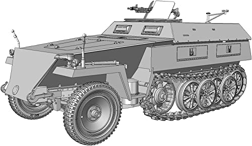 ダス・ヴェルク 1/35 ドイツ軍 le.SPW Sd.Kfz.250/1 B型(ノイ) ハーフトラック プラモデル USCDW35029 成型色【沖縄県へ発送不可です】