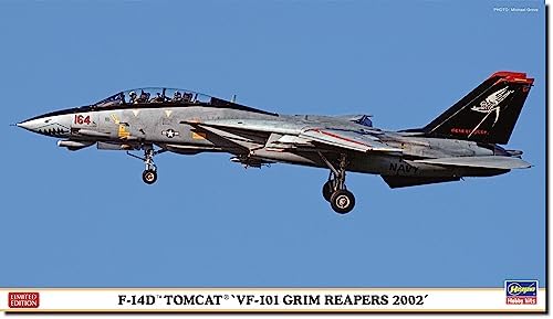 ハセガワ 1/72 アメリカ海軍 F-14D トムキャット VF-101 グリムリーパーズ 2002 プラモデル 02444【沖縄県へ発送不可です】