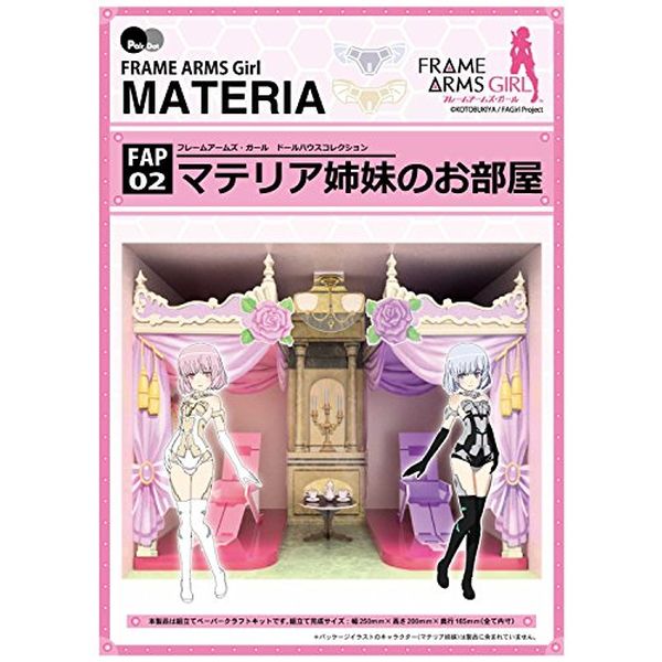 ぺあどっと フレームアームズ・ガール ドールハウスコレクションシリーズ マテリア姉妹のお部屋 ノンスケール ペーパークラフト FAP02【沖縄県へ発送不可です】