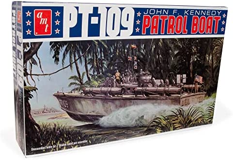 AMT 1/64 第二次世界大戦 アメリカ海軍 魚雷艇 PTボート PT-109 ジョン・F・ケネディ艇 プラモデル AMT1233 成型色【沖縄県へ発送不可です】