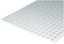 エバーグリーン スケールモデル プラシート タイル深溝タイプ タイルサイズ6.3mm x 6.3mm 溝幅0.77mm 1枚入 模型用素材 70EG4505【配送日時指定不可】