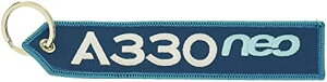SH163 リモックス B キーチェーン エアバス A330 NEORBF160 x 30mm【沖縄県へ発送不可です】