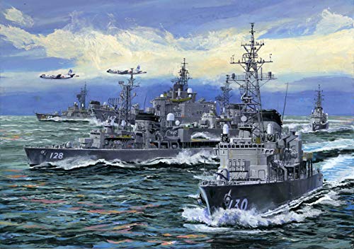 フジミ模型1/3000集める軍艦シリーズNo.37海上自衛隊第4護衛隊群(1998年)プラモデル軍艦37