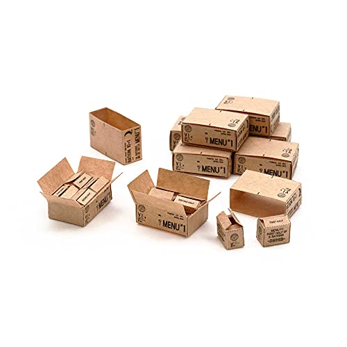 タミヤ ディテールアップパーツ（ミリタリーモデル用） No.89 1/35 アメリカ軍 10 in 1 レーション用カ..