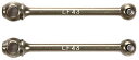タミヤ TRFシリーズ No.261 LFダブルカルダン用ドライブシャフト 43サイズ 2本 42361【配送日時指定不可】