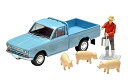 トミカリミテッドヴィンテージ 1/64 LV-195b ダットサン トラック 1500デラックス 水色 フィギュア付き 完成品 314967【沖縄県へ発送不可です】