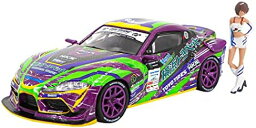 POP RACE 1/64 エヴァRT初号機 GR Supra D1 Grand Prix Series 2020 with Race Queen Figure 完成品【沖縄県へ発送不可です】