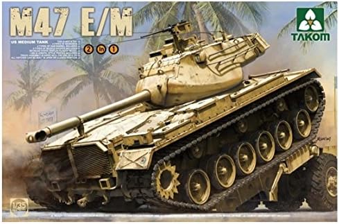 TAKOM 1/35 アメリカ軍 M47E/M戦車 2in1 プラモデル TKO2072【沖縄県へ発送不可です】