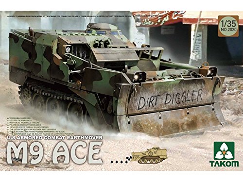 TAKOM 1/35 アメリカ 軍 M9 ACE 装甲ブルドーザー TKO2020 プラモデル【沖縄県へ発送不可です】