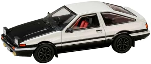 1/64 トヨタ スプリンター トレノ GT APEX (AE86) JDM Style カーボンボンネット ホワイト/ブラック【..