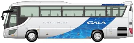 1/32 観光BUSシリーズ No.3 EX-1 いすゞ ガーラ スーパーハイデッカー(バスガイド＆バス運転手フィギュ..