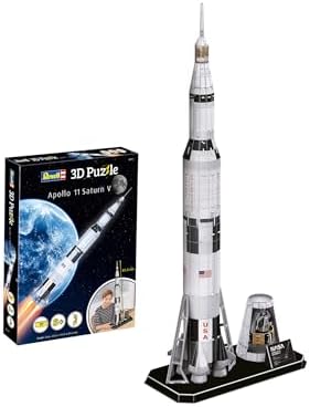 ドイツレベル 3Dパズル アポロ11号 サターンVロケット ペーパークラフト 00250【沖縄県へ発送不可です】