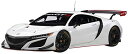 AUTOart 1/18 ホンダ NSX GT3 2018 ホワイト 完成品 81898【沖縄県へ発送不可です】