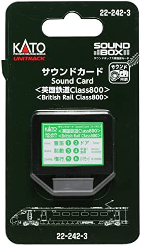 KATO サウンドカード 英国鉄道Class800 22-242-3 鉄道模型用品【沖縄県へ発送不可です】のサムネイル