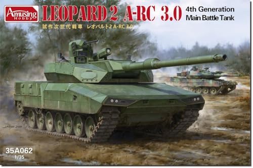 アミュージングホビー(Amusing hobby) 1/35 レオパルト2 A-RC 3.0 次世代主力戦車 プラモデル AMH35A062 (戦車)【沖縄県へ発送不可です】(3)