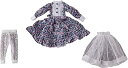 Harmonia humming スペシャルアウトフィットシリーズ「フラワープリントワンピースブルー」Designed by SILVER BUTTERFLY【沖縄県へ発送不可です】