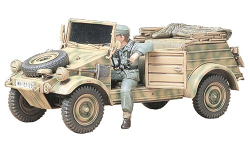 メーカー名 タミヤ　TAMIYA 商品説明 第二次大戦の初期から終戦まで、優れた走破性能と高い信頼性によりドイツ軍将兵の足として活躍した小型軍用車、キューベルワーゲン82型のプラスチックモデル組み立てキットです。量産性を追求した機能的なスタイルをリアルにモデル化。補強のためのプレスラインの入った平面構成のボディはもちろん、サスペンションのアーム類やアンダーガードなどの足まわり、計器盤やペダル類など車内も立体感あふれる仕上がりです。4枚のドアは開閉を選択して組み立て可能。ドアから片足を投げ出したリラックスしたポーズのドライバーの人形もセットしました。【製品仕様について】 ご購入の参考までに商品の紹介文を下記に記載させていただいておりますが、 製品仕様全てを記載するものではありませんので、製品仕様詳細等につきましては メーカーサイト等で事前にご確認ください。