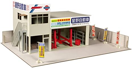 PLUM オートガレージ [名車専門店] 1/64スケール 色分け済み ペーパークラフト PP124【沖縄県へ発送不可です】