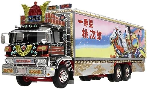 青島文化教材社 1/32 トラック野郎シリーズ No.4 一番星 男一匹桃次郎 プラモデル【沖縄県へ発送不可です】