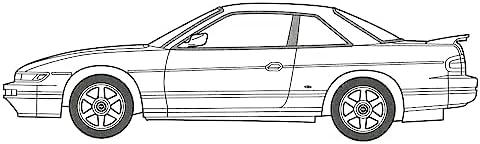 1/24 ナニワトモアレシリーズ No.1 シルビアQ’s (S13) グッさん仕様 プラモデル【沖縄県へ発送不可です】